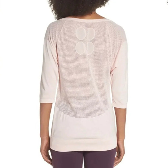 Sweaty BETTY dharana yoga tee pink small - Picture 2 of 8